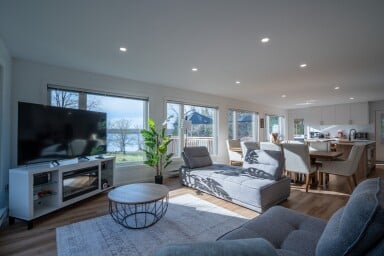Canada, Salon, Canapé, Décoration D'intérieur, Moniteur, Écran, Table
