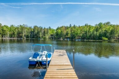 Chalet, Nature, Plein Air, Paysage, Front De Mer, Bateau, Bord De Lac