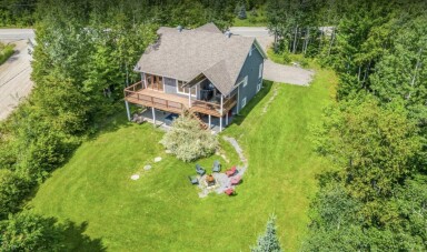 Québec, Bâtiment, Extérieur, Logement, Vue Aérienne, Maison, Chaise