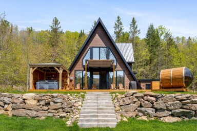Canada, Housing, Outdoors, Scenery, House, Cottage, Cabin