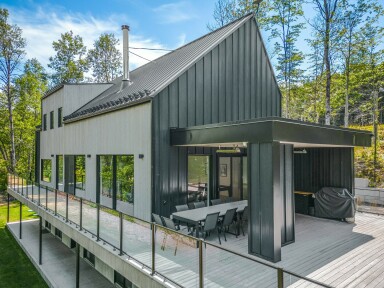 Québec, Interior Design, Outdoors, Scenery, Shelter, Cottage, Painting