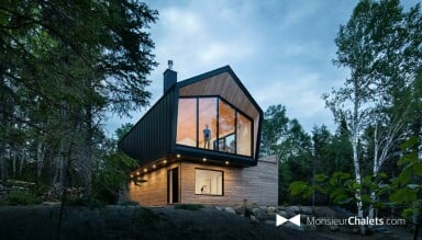 Canada, Bâtiment, Chalet, Maison, Logement, Cabine, Personne