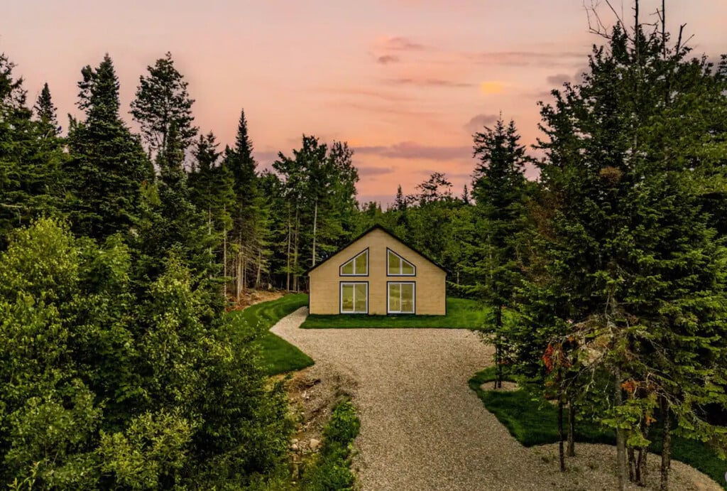 Nature, Logement, Maison, Extérieur, Vue Aérienne, Allée, Cabane Dans Les Bois