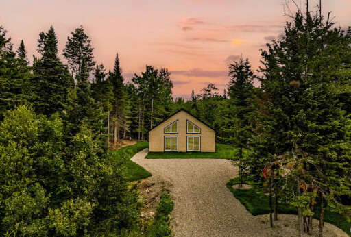Nature, Logement, Maison, Extérieur, Vue Aérienne, Allée, Cabane Dans Les Bois