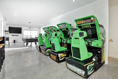 Nature,, Arcade Game Machine, Game, Monitor, Chair, Wheel, Lamp