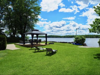 Québec, Nature, Outdoors, Scenery, Grass, Lakefront, Park