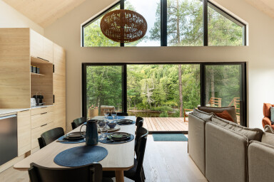 Chalet, Design D'intérieur, Table, Salon, Salle À Manger, Table À Manger, Canapé