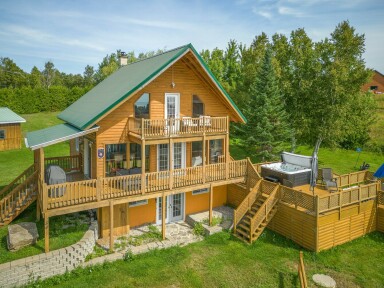 Québec, Building, Housing, House, Chair, Cottage, Cabin