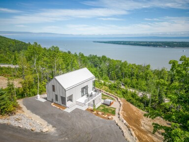 Québec, Nature, Plein Air, Paysage, Bâtiment, Bateau, Vue Aérienne