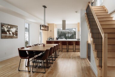 Cottage, Indoors, Interior Design, Dining Room, Dining Table, Table, Wood