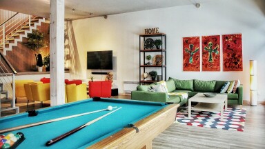 Chalet, Meubles, Table, Intérieur, Décoration D'intérieur, Plante, Canapé