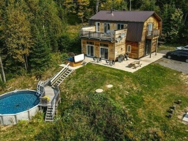 Canada, Pool, Water, Outdoors, Swimming Pool, Aerial View, Car