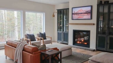 Québec, Intérieur, Design D'intérieur, Cheminée, Décoration D'intérieur, Mobilier, Salon