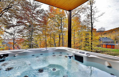 Cottage, Tub, Hot Tub