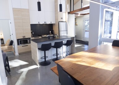 Chalet, Intérieur, Design D'intérieur, Cuisine, Chaise, Îlot De Cuisine, Bois