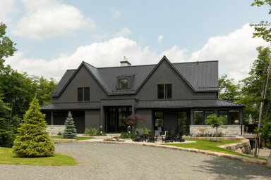 Québec, Arbre, Logement, Maison, Conifère, Sapin, Herbe