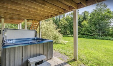 Nature, Design D'intérieur, Baignoire, Bain À Remous, Véranda, Bois Teinté, Bois