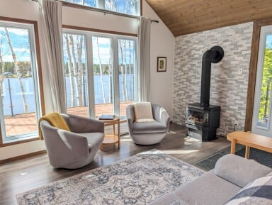Canada, Living Room, Interior Design, French Window, Painting, Home Decor, Rug