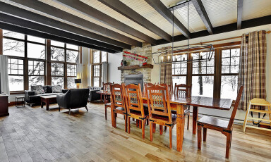 Cottage, Interior Design, Dining Room, Dining Table, Table, Floor, Wood