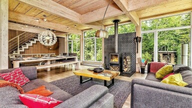 Nature, Intérieur, Design D'intérieur, Décoration D'intérieur, Salon, Bois Teinté, Bois