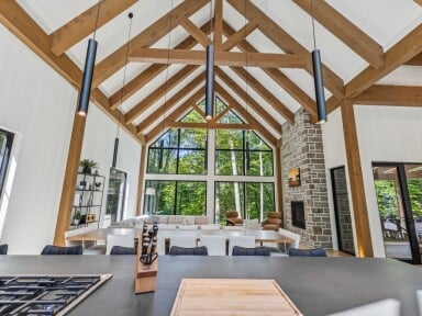 Canada, Indoors, Interior Design, Plant, Floor, Vault Ceiling, Living Room