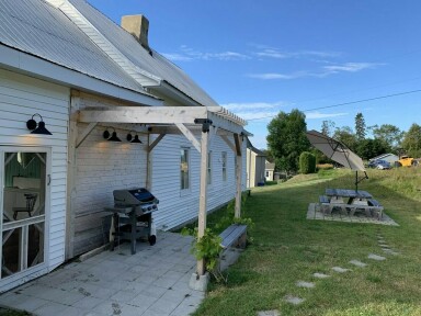 Canada, À L'extérieur, Abri, Banlieue, Lampe, Chaise, Logement