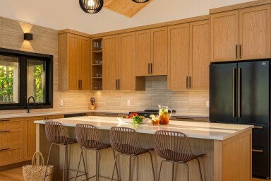 Nature,, Indoors, Interior Design, Kitchen, Refrigerator, Kitchen Island, Handbag