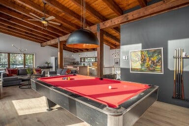 Canada, Furniture, Table, Indoors, Ceiling Fan, Billiard Room, Pool Table