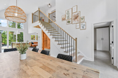 Cottage, Foyer, Indoors, Living Room, Room, Interior Design, Floor