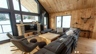 Nature, Design D'intérieur, Bois, Salon, Table, Canapé, Bois Dur