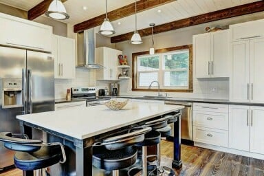 Cottage, Indoors, Interior Design, Kitchen, Kitchen Island