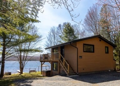 Canada, Nature, Plein Air, Paysage, Bord De Lac, Abri, Logement