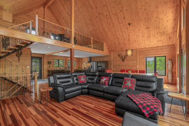 Cottage, Interior Design, Wood, Hardwood, Living Room, Floor, Flooring