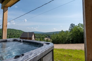 Canada, Bain, Bain À Remous, Intérieur, Design D'intérieur, Extérieur, Paysage