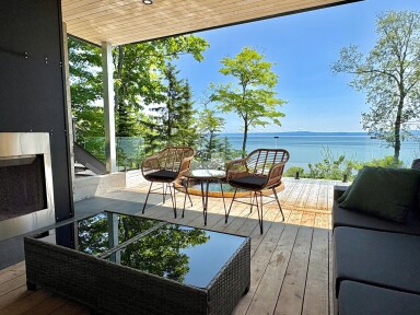 Nature,, Nature, Outdoors, Scenery, Lakefront, Chair, Furniture