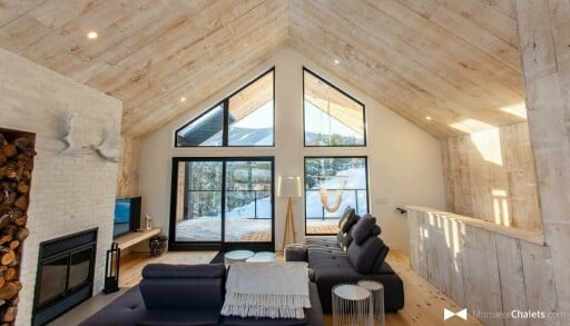 Nature,, Indoors, Interior Design, Wood, Building, Living Room, Loft