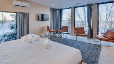 Canada, Home Decor, Interior Design, Bed, Floor, Rug, Chair