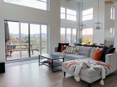 Canada, Home Decor, French Window, Window, Couch, Furniture, Table