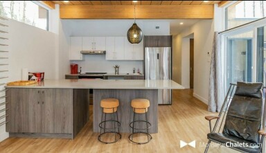 Québec, Intérieur, Design D'intérieur, Cuisine, Îlot De Cuisine, Chaise, Tabouret De Bar